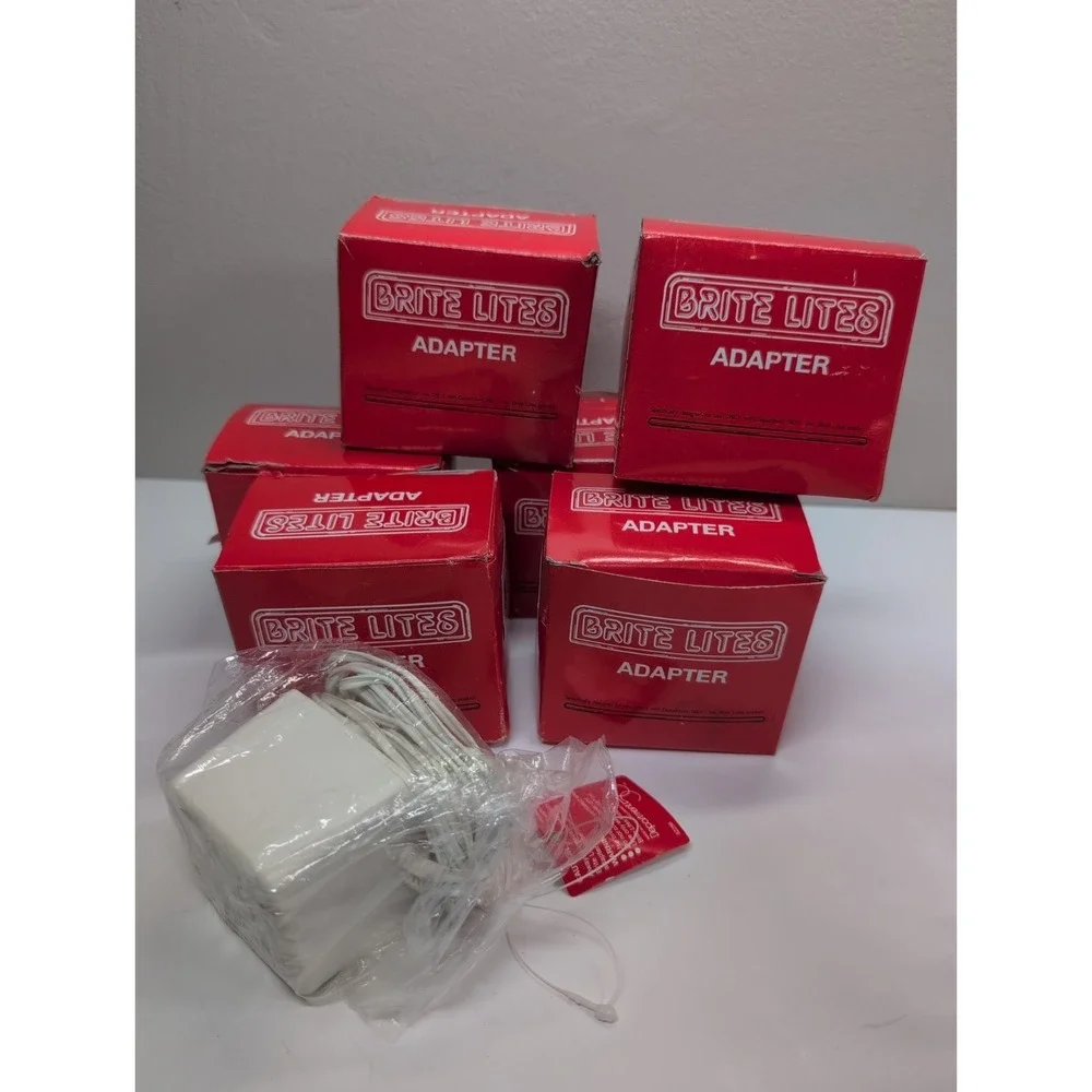 Lot 6Department 56 Brite Lites Adapter #52256 Class 2 Transformers Power Supply